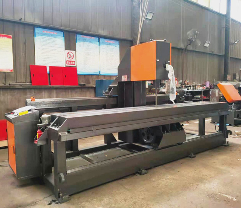 立式锯床细节图