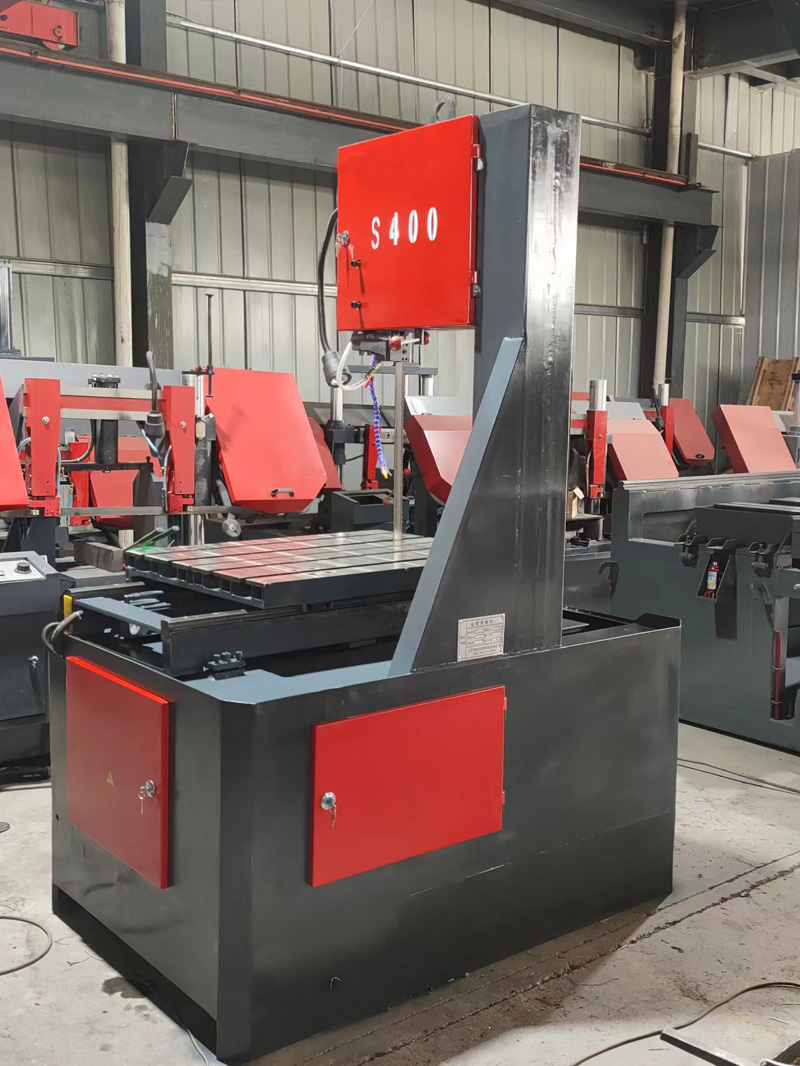 立式锯床切割效果